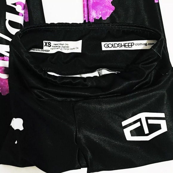 GOLDSHEEP Tapout Floral Washington Leggings XS - Picture 6 of 7